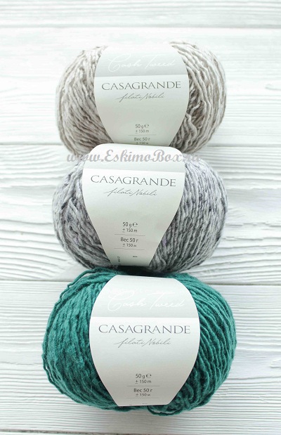 Пряжа Casagrande Cash Tweed